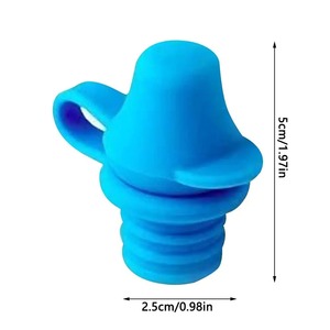 Bottle Sleeve <b>Silicone</b> Drawstring Ring Portable Water Cup Handle Strap <b>Silicone</b> Ring Strap Bottle Sling Rope Sleeve - Product Image 3