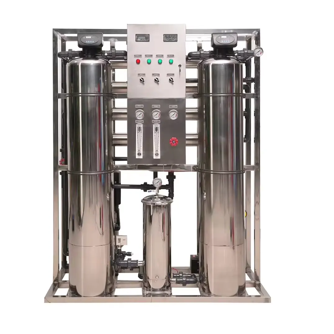 स्टेनलेस स्टील 1TRO जल उपचार उपकरण आरओ औद्योगिक जल शोधक वाणिज्यिक शुद्ध जल मशीन