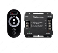 Contrôleur de variateur LED sans fil IR RF 5V 12V 24V 220V DC 12V 24V 30A 90A pour bande LED, excellent rapport qualité-prix, vente en gros