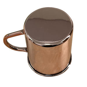 Haute qualité fabriqué à la main en acier inoxydable Moscou Mule tasse à eau brillant poli étain poignée décorative Durable classique excellent - Product Image 5