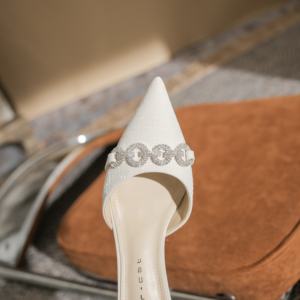 Sandalias de tacón alto con punta fina para mujer, estilo camuflaje, cómodas y transpirables para la playa en verano. - Product Image 4