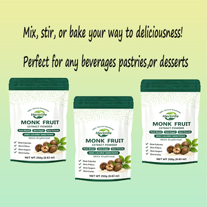 Extrait de fruit du moine en poudre, marque privée OEM, V25% de mogroside, pour un édulcorant naturel sans calories - Product Image 4
