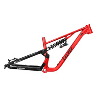 Vélo de montagne à suspension souple Lutu 26/27,5 pouces, cadre LADDER, cadre intégré à cinq voies, forgé, pour descente DH, frein à disque, aluminium, tout-terrain, 5,2 kg