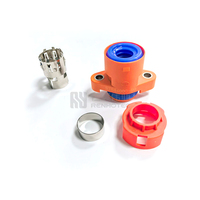 Contrôleur PowerEV UVW triphasé 850V 100A 125A 150A 200A avec prise de câble traversante 300A 3P Connecteur de moteur électrique