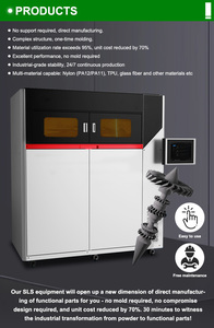 Imprimante 3D automatique professionnelle Matrix Matrix Sls-3540 Bibo 3540, nouvelle machine à haute précision, grand volume d'impression 350x350x430, compatible PA11 - Product Image 3