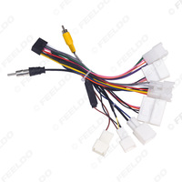 Kabel Adaptor Retrofit 16-pin Toyota 2004-2024 Kompatibel Model 6617; Kabel Daya Khusus untuk Layar Besar Android