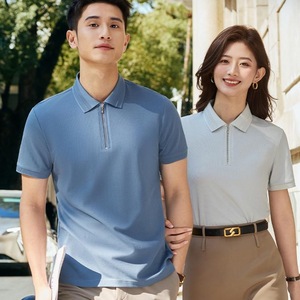Unisex Cotton Polo Shirt 190g Thin Loose Fit Breathable Summer Workwear With Label And Tags - Product Image 1