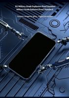 Protection d'écran en verre trempé 9H 2.5D anti-poussière sur mesure pour iPhone 18 Pro Max, boîte magique, installation facile, revêtement oléophobe