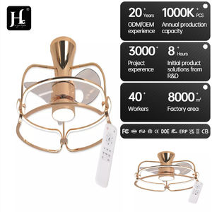 <b>Light</b> Luxury <b>LED</b> DC Motor Remote Control <b>Fan</b> <b>Ceiling</b> <b>Light</b> Bedroom Dining Room Living Room Simplicity Modern Chandelier - Product Image 5