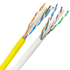 Cca Puur Koper Pvc Lszh Jas Netwerkkabel Communicatie Ethernet Kabel Certificicadora De Rode Cat6 Beëindiging