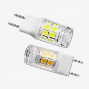 Dimmable 3W Lampu Keramik Tubuh AC110V 120V G8 Led Blub