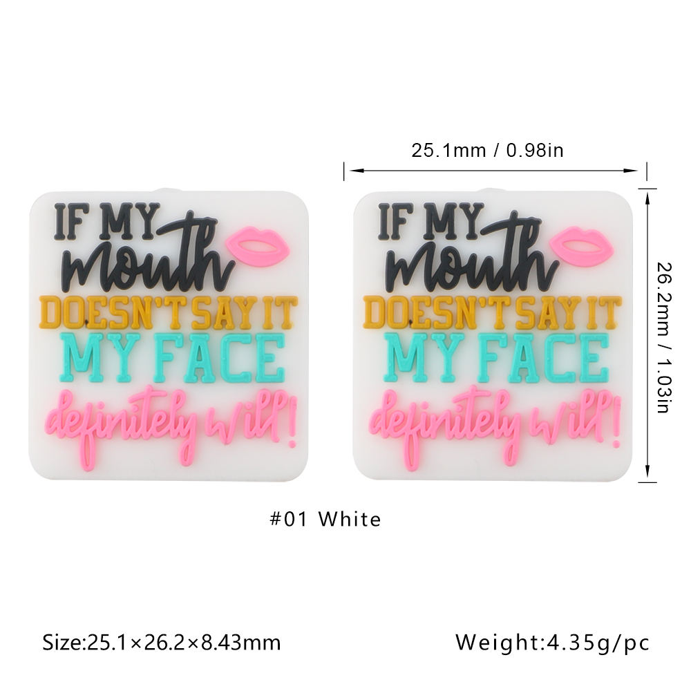 SA369ลูกปัดตัวอักษรโฟกัส