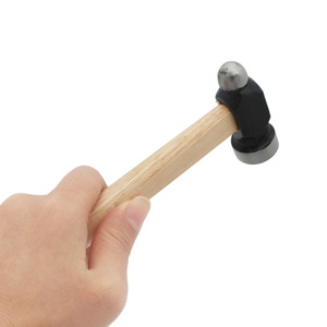 Martillo de Goma de Doble Cara Auble 0114 de 25 mm con Mango de Madera para Joyería y Artesanía en Madera - Product Image 4