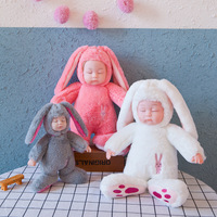Vente en gros usine : Poupée en peluche lapin aux longues oreilles tombantes, apaisante pour le sommeil, jouet en peluche pour dormir