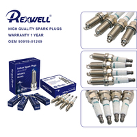 Bougies d'allumage en iridium à 3 électrodes longue durée FK20HBR11 pour moteur automobile Toyota/Lexus – Pièces de rechange haute performance 90919-01249