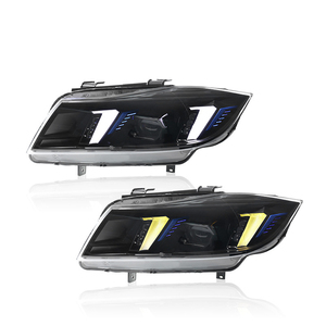 Modificación de Faros Delanteros para Serie 3 E90 05-12 con Luz Diurna LED de Doble Color en Forma de Colmillo E90 Led He - Product Image 1