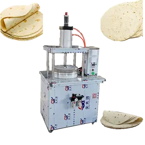 Mesin Makanan Ringan Cina Komersial Otomatis Penekan Tortilla/Pita Roti ABS Wanita
