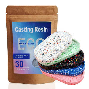Fácil mezcla 3:1 a base <span class=keywords><strong>de</strong></span> agua Eco Casting yeso en polvo Kit <span class=keywords><strong>de</strong></span> bricolaje para principiantes bandeja <span class=keywords><strong>de</strong></span> terrazo artesanías - Product Image 1