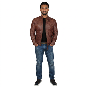 <b>Men's</b> <b>Jackets</b> Genuine Customized <b>Men</b> <b>Leather</b> <b>Jacket</b> <b>Leather</b> <b>Jacket</b> Motorbike With Zipper for <b>Men</b> Comfortable <b>jacket</b> for <b>men</b> - Product Image 1