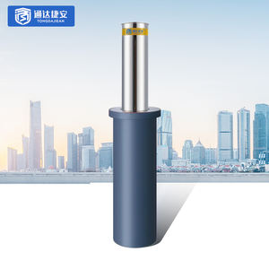 교통 장벽 스테인레스 스틸 전기 원격 제어 상승 볼라드 자동 개폐식 유압 볼라드 보안 - Product Image 4