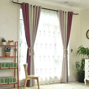 Vendita calda prezzo a buon mercato 100% poliestere blackout <span class=keywords><strong>porta</strong></span> di spessore tenda per la camera da letto soggiorno - Product Image 2