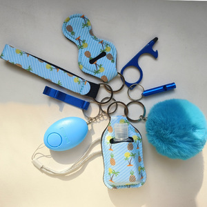 Vente en gros de porte-clés de sécurité pour femmes, ensemble d'accessoires d'autodéfense, porte-clés en métal pour femmes - Product Image 3