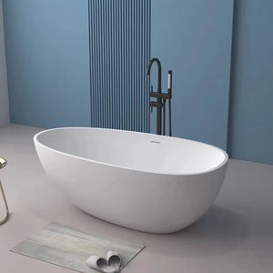 Baignoire profonde en pierre artificielle d'intérieur Baignoire autoportante pour <span class=keywords><strong>spa</strong></span> de 70 pouces Baignoire de couleur personnalisée wasmo siil gus <span class=keywords><strong>vichy</strong></span> - Product Image 6