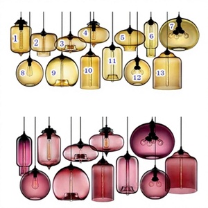 Lámpara de Araña de Vidrio con Diseño de Peceras Pequeñas y Coloridas, Estilo Nórdico, Moderno y Minimalista, para Barra de Bar, Cafetería, Iluminación Creativa - Product Image 2