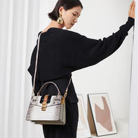 Sac à main de luxe OEM pour femme 2022 en cuir de crocodile véritable, sacs à main de créateur de luxe pour femmes, sacs bandoulière