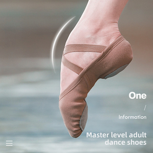 <span class=keywords><strong>Chaussures</strong></span> <span class=keywords><strong>de</strong></span> <span class=keywords><strong>danse</strong></span> Little Jasmine pour les examens d'art, <span class=keywords><strong>chaussures</strong></span> <span class=keywords><strong>de</strong></span> ballet pour femmes <span class=keywords><strong>en</strong></span> tissu entièrement élastique sans lacets, semelle souple - Product Image 5