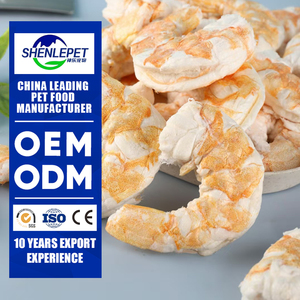 Chất Lượng Cao Đóng Băng Khô Tôm Pet Đồ Ăn Nhẹ Ngon Đào Tạo Khỏe Mạnh Phần Thưởng Cho Vật Nuôi Pet Thực Phẩm Đông Khô - Product Image 1
