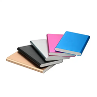 Moins cher logo personnalisé mini banque de puissance en métal mince 5000mah 4000mah 3000mah powerbank sortie usb cadeaux promotionnels