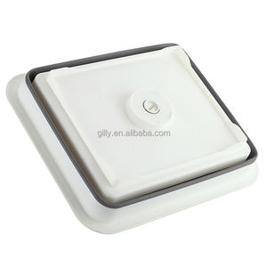 Colador Plegable de Plástico GILLY con Asa de Silicona y Válvula de Agua, Colador de Verduras Ecológico para <span class=keywords><strong>Fregadero</strong></span> - Product Image 3