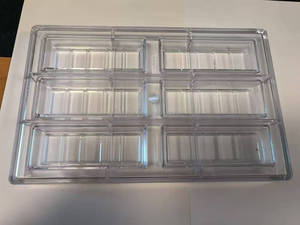 Dubai Chocolate Mold PC moldes de chocolate (200g-80g-30g) para hornear confitería grado alimenticio-Venta caliente - Product Image 5