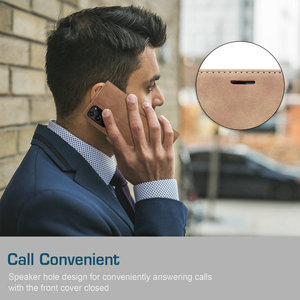 CaseMe Retro Dell'unità di elaborazione di Caso di Cuoio Del Raccoglitore Con Slot Per Schede Cassa Del Telefono Delle Cellule Della Copertura di Vibrazione Per Huawei Nova 7i - Product Image 6