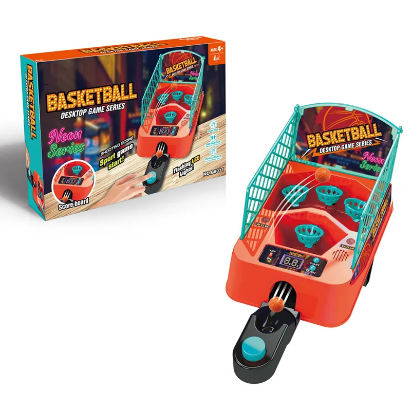 Desktop Indoor Hand Basketball Machine Set Mini Handheld Game Toy Finger Basketball Shooting