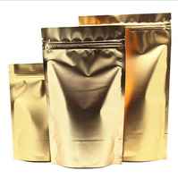 Sachets en plastique auto-scellants colorés de poche de papier d'aluminium givré