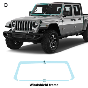 Pour JEEP Gladiator 2020-2022 2023 2024 chaque partie du <span class=keywords><strong>film</strong></span> de voiture prédécoupé TPU PPF <span class=keywords><strong>film</strong></span> transparent auto-réparateur anti-rayures - Product Image 5