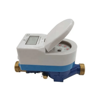 Compteur d'eau en cuivre multi-jets numérique intelligent prépayé contrôle de vanne d'eau froide DN 15/20/25mm classe d'appartement résidentiel industriel