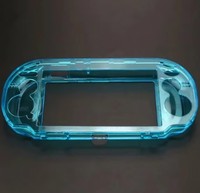 Housse de protection en cristal pour PS Vita 1000 PSV1000 Console peau plaque frontale coque pièces de réparation