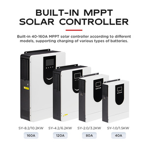 Onduleur solaire hors réseau Solardance 24V 1Kw 12V 1.6Kw à sortie unique, onde sinusoïdale pure, chargeur hybride, efficacité 98% - Product Image 4