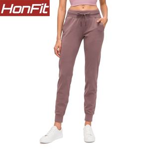 OEM Plain Sportswear New Jogger Pants Yoga Cordón Gimnasio Running Leggings con bolsillo - Product Image 6