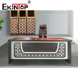 Ekintop Giá Rẻ Bằng Gỗ Nội Thất Văn Phòng Bàn Máy Tính Với Khóa Ngăn Kéo Duy Nhất Văn Phòng Bàn - Product Image 5