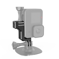 Support de montage vertical et horizontal en alliage d'aluminium pour GoPro 13 12 11 10 9 avec logo gravé au laser