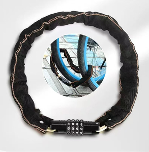 Candado de <span class=keywords><strong>Cadena</strong></span> <span class=keywords><strong>para</strong></span> <span class=keywords><strong>Bicicleta</strong></span> de Aluminio <span class=keywords><strong>Seguro</strong></span> y Reforzado, Antirrobo <span class=keywords><strong>para</strong></span> Exteriores - Product Image 2