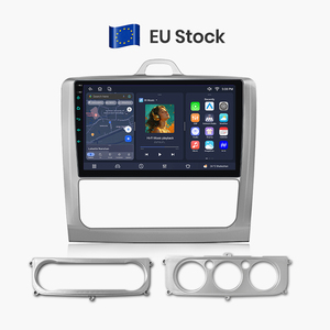 Junsun - Sistema de Navegación Android Auto Inalámbrico CarPlay de 9 Pulgadas para Ford Focus 2 Mk2 2004-2011, Autoradio para Automóvil, Multimedia, Video - Product Image 1