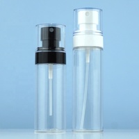 Bouteille en plastique noire de 100-120 ml pour cosmétiques, flacon pulvérisateur continu pour salon de beauté, brume fine, vente en gros