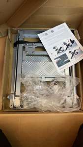 Échelle de hayon pliable en alliage d'aluminium, à deux marches, rétractable, marchepied pour <span class=keywords><strong>camion</strong></span>, main courante, pédales, installation facile sans perçage, luxe, 300 lb - Product Image 5