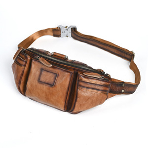Bolso Bandolera Ando de Cuero Genuino Vintage para Hombre, Bolso Cruzado de Hombro y Pecho - Product Image 5