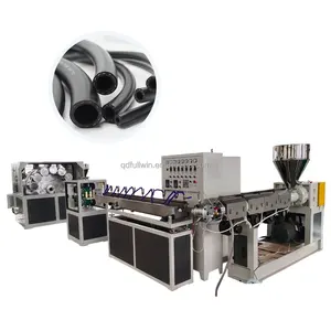 Black color two layer hose one layer yarn PVC garden hose production machine for making PVC gas hose